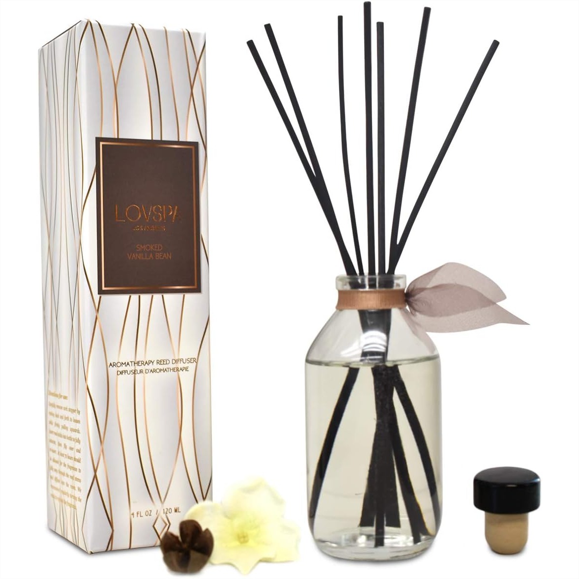 Reed Diffuser Set - Smoked Vanilla Reed Diffuser Set for