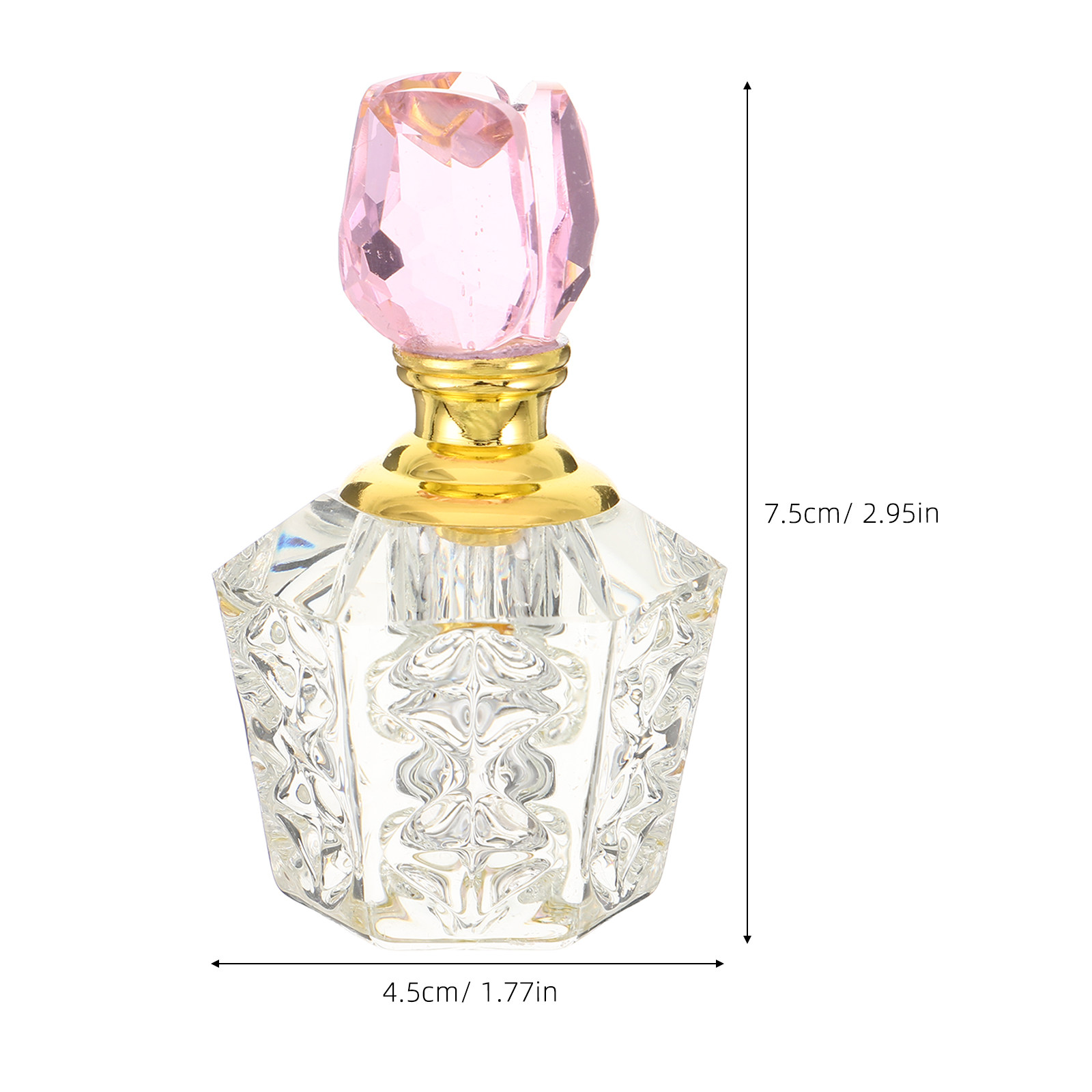 Transparent Crystal Glass Perf - Home Fragrance Perfume ulasan dan harga