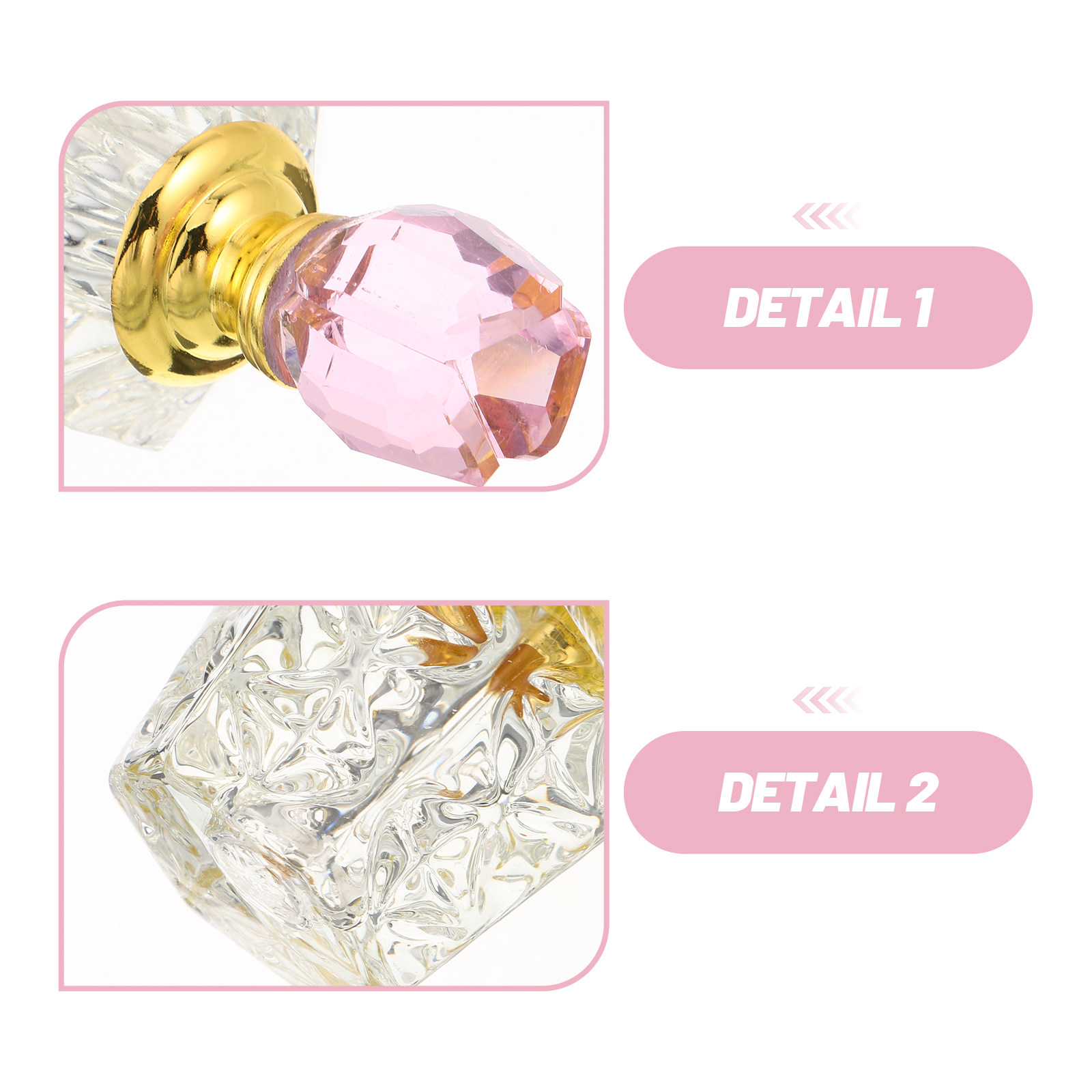 Transparent Crystal Glass Perf - Home Fragrance Perfume ulasan dan harga