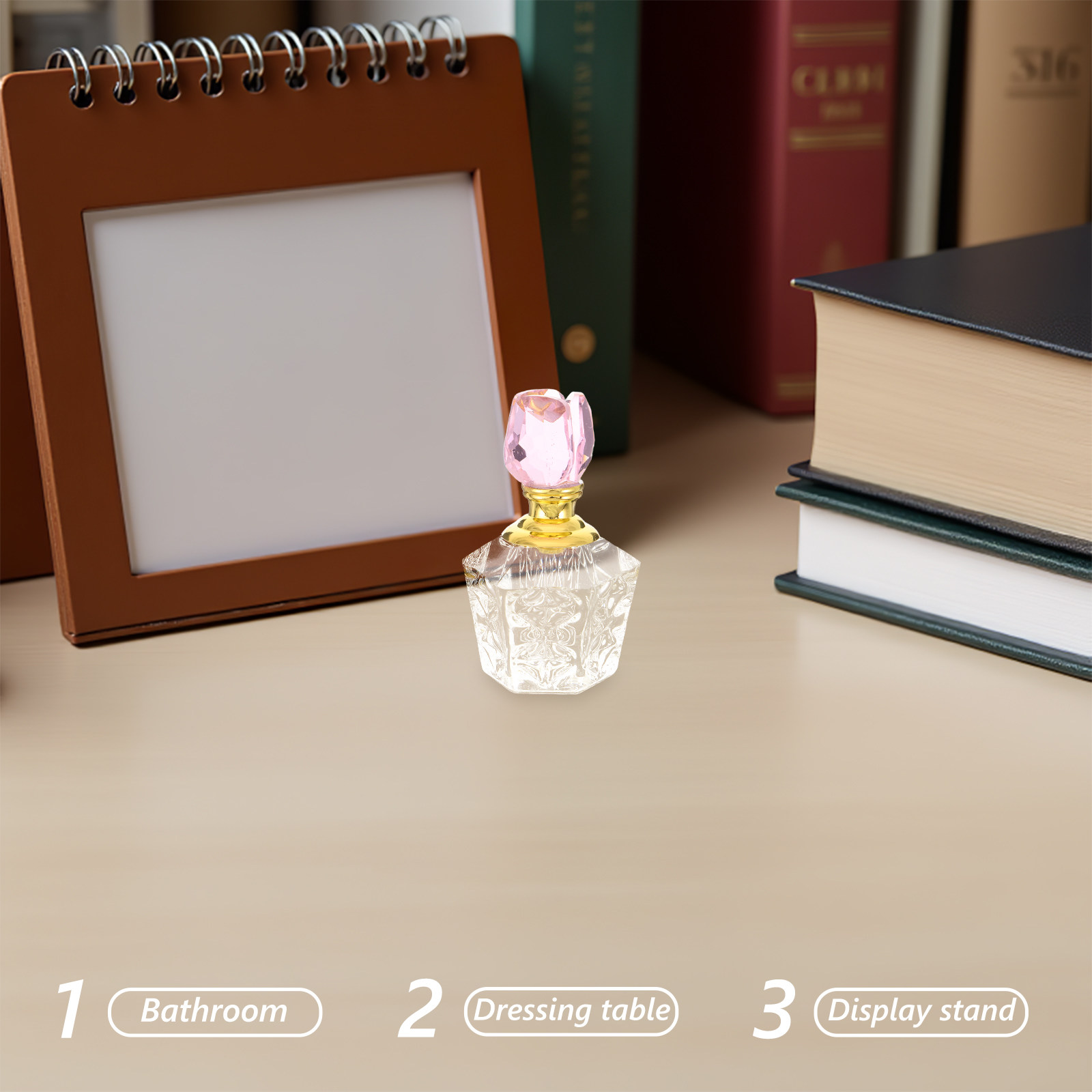 Transparent Crystal Glass Perf - Home Fragrance Perfume ulasan dan harga