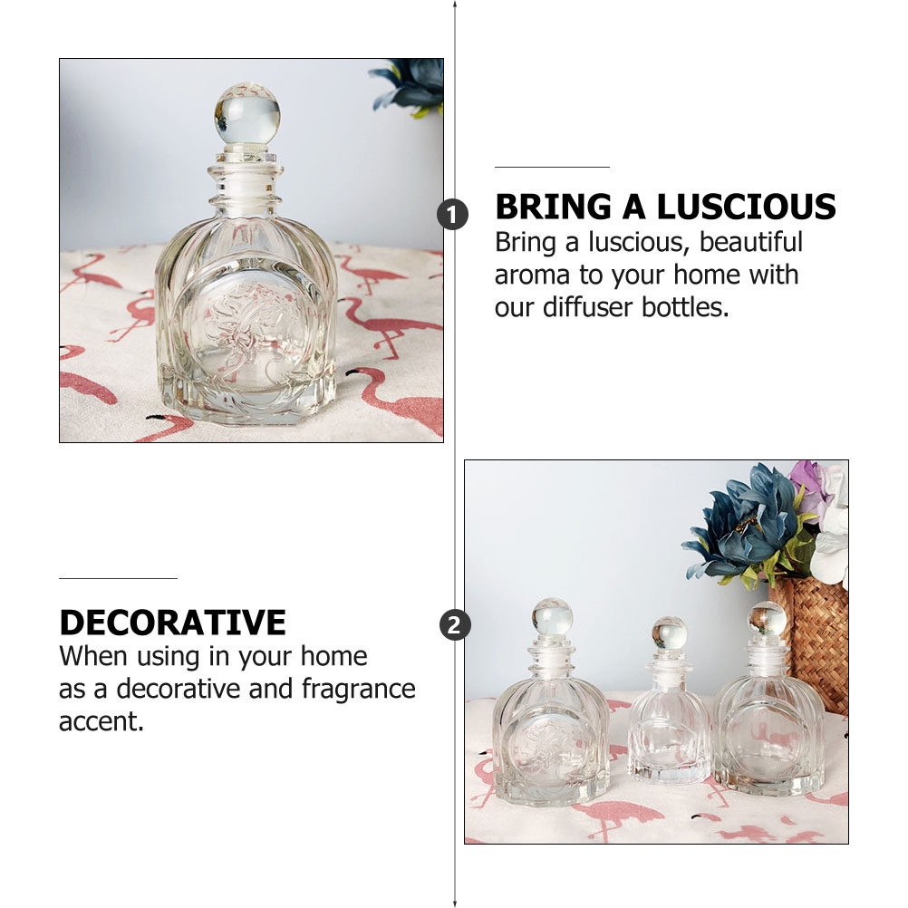 5Sets Fragrance Bottles Transp - Home Fragrance Perfume ulasan dan harga