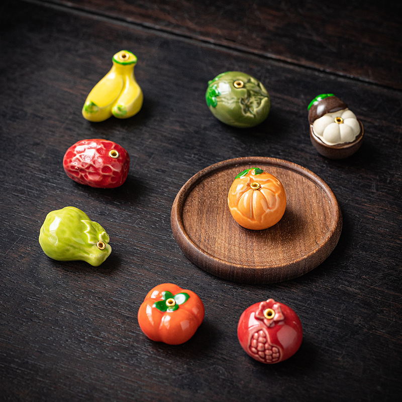 1pc Ceramic Fruits Incense Bur - Home Fragrance Incense Sticks ulasan dan harga
