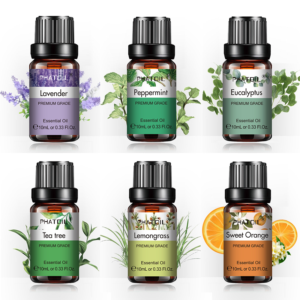 PHATOIL 6pcs Essential Oil Set - Home Fragrance Eucalyptus ulasan dan harga