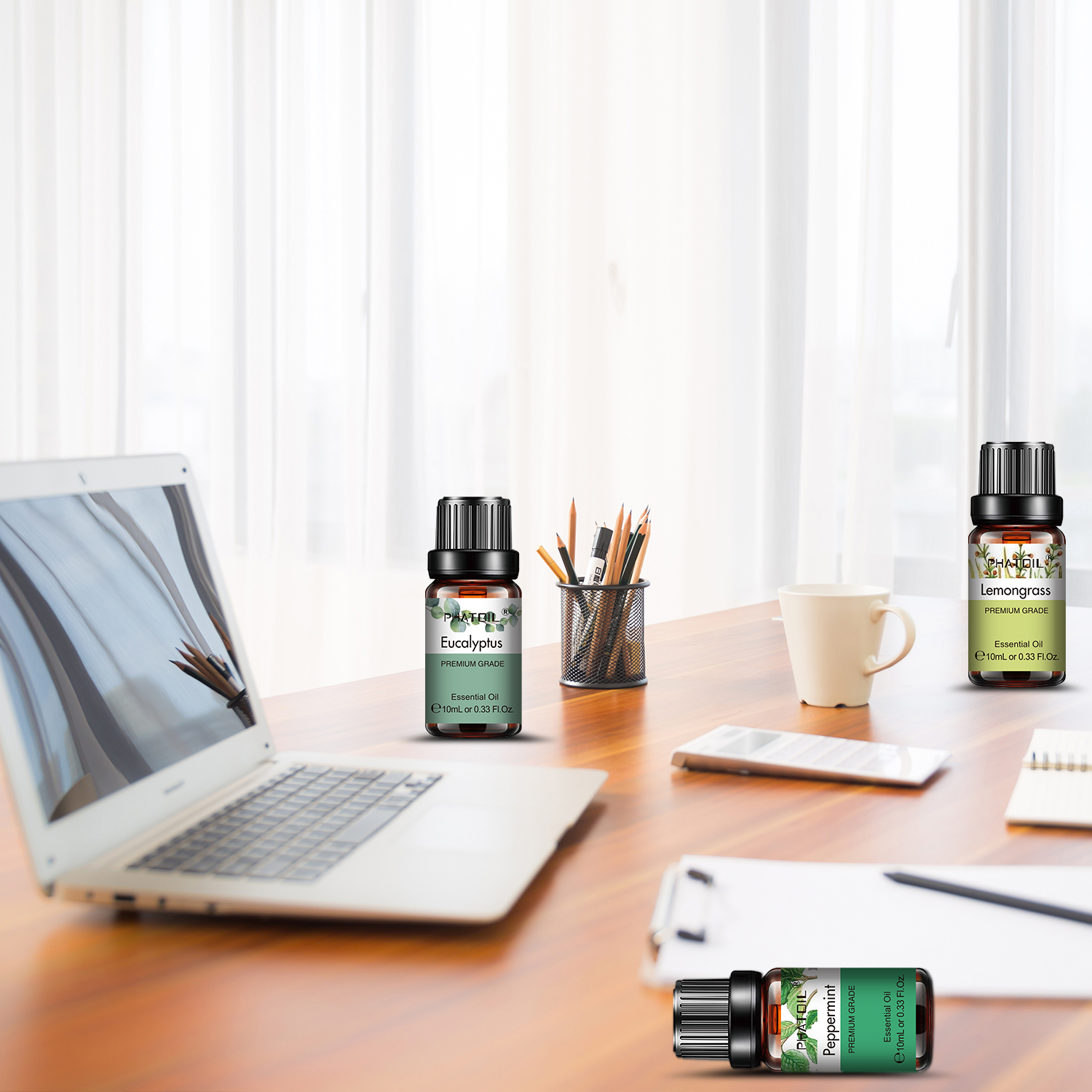PHATOIL 6pcs Essential Oil Set - Home Fragrance Eucalyptus ulasan dan harga