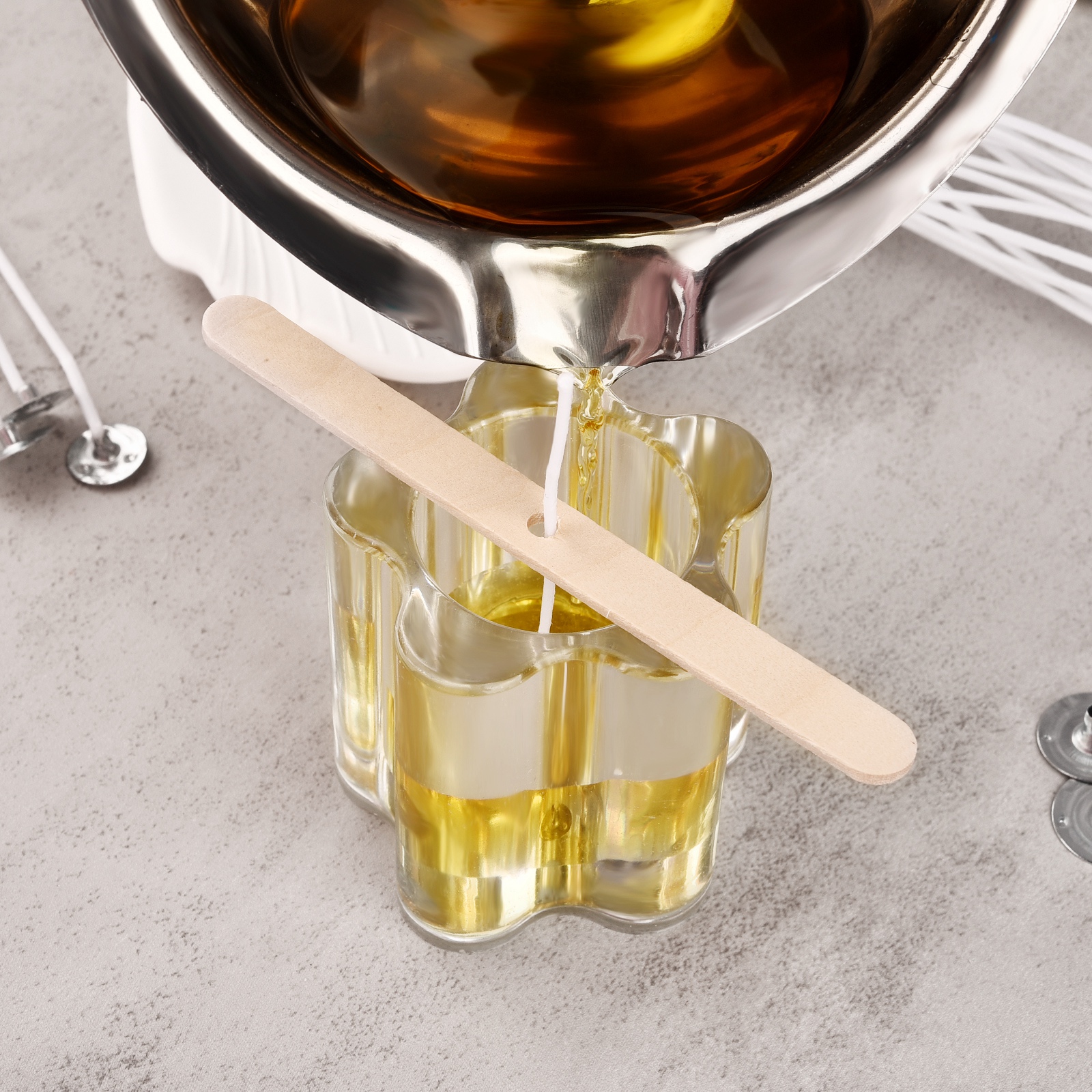 50/100pcs Waxed Cotton Core Ca - Soy Wax Flake ulasan dan harga