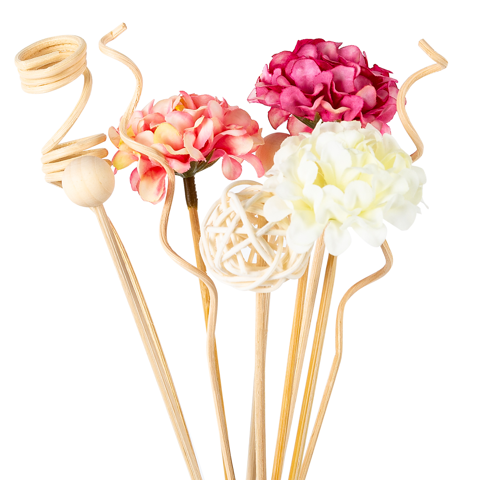 NEW 10PCS Pink Hydrangea Flowe - Reed Diffuser Set ulasan dan harga