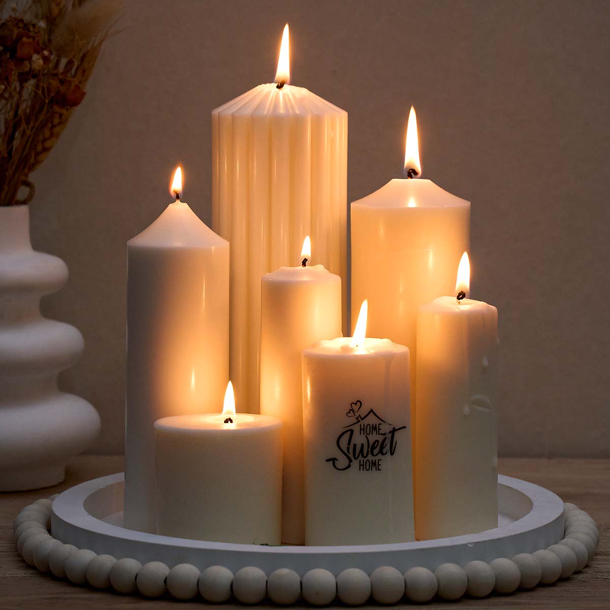 50pcs /Set Waxed Cotton Candle - Soy Wax Flake ulasan dan harga