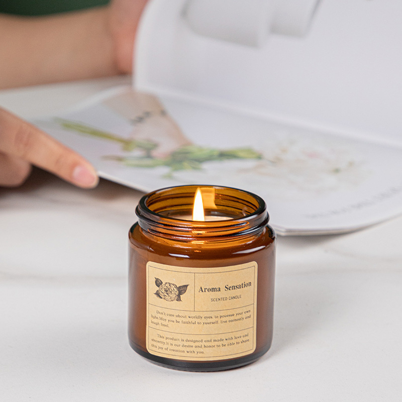 Brown Glass Cup Aromatherapy C - Soy Wax Flake ulasan dan harga