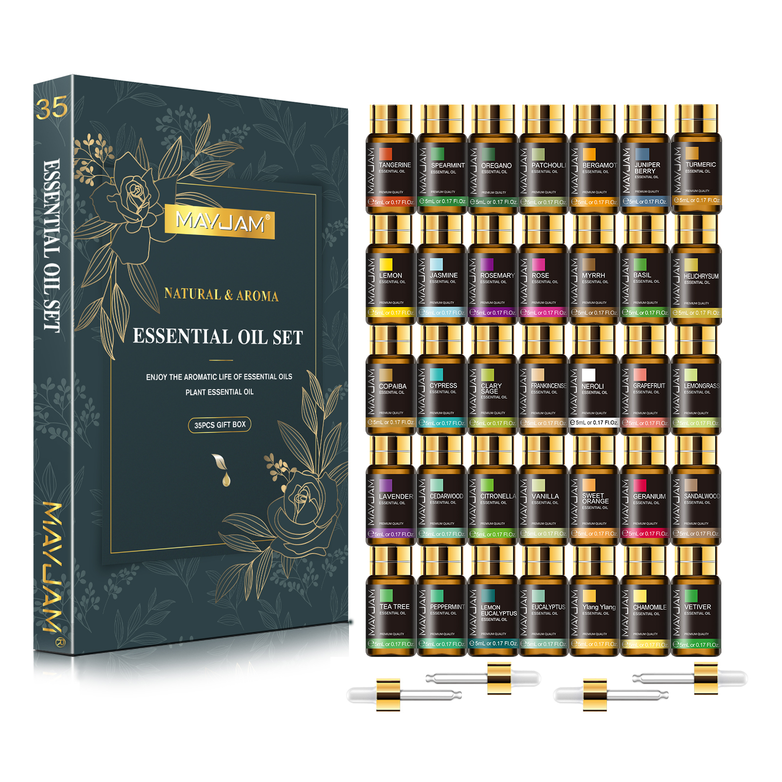 MAYJAM 35 Bottles Aromatherapy - Home Fragrance Eucalyptus ulasan dan harga