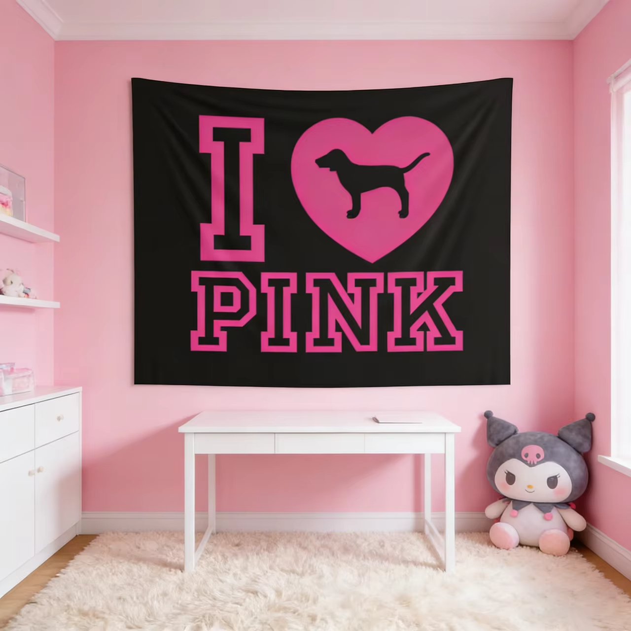 McBling Y2K I Love Pink Wall T - Home Fragrance Victoria Secret ulasan dan harga