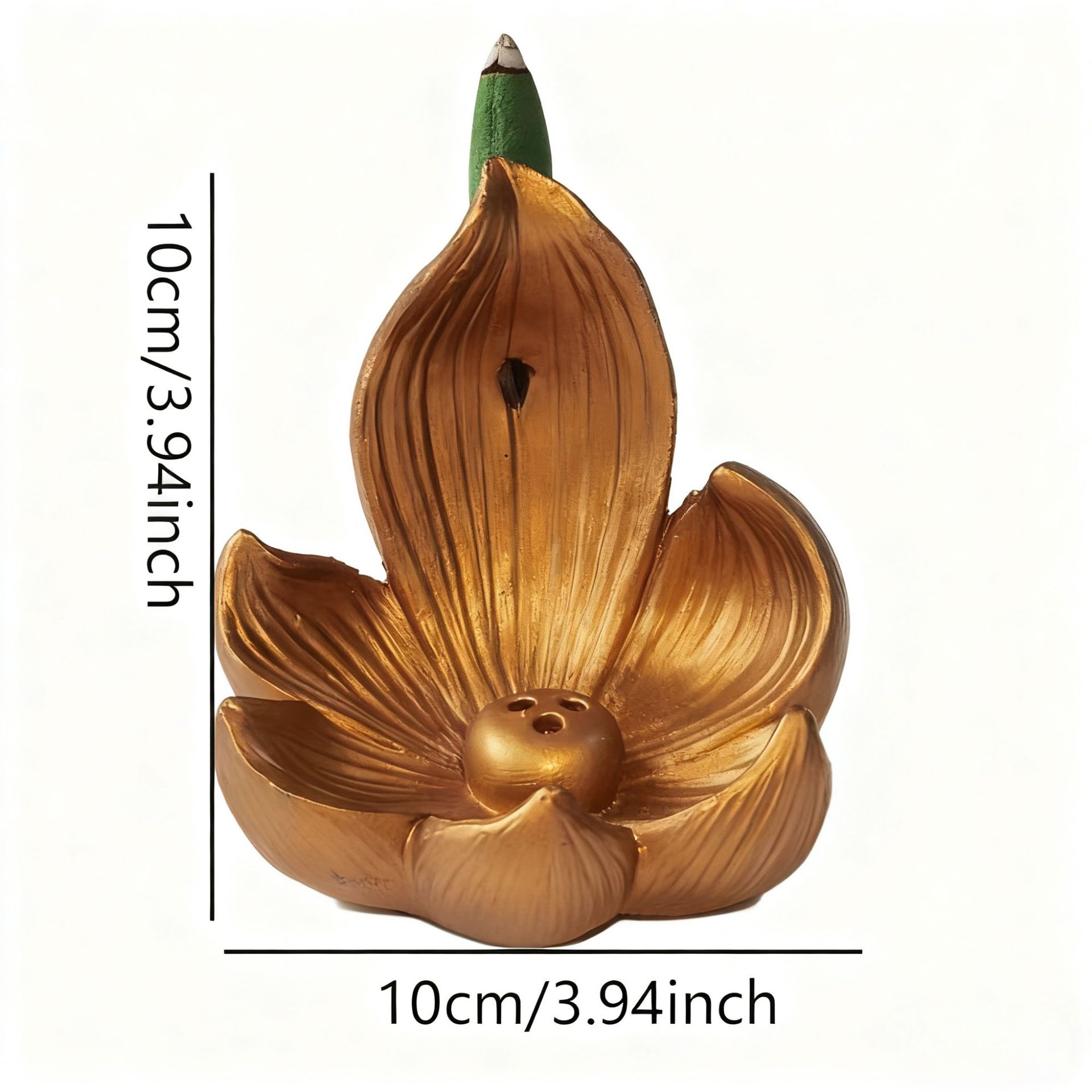 Resin Lotus Incense Burner Hol - Home Fragrance Incense Sticks ulasan dan harga