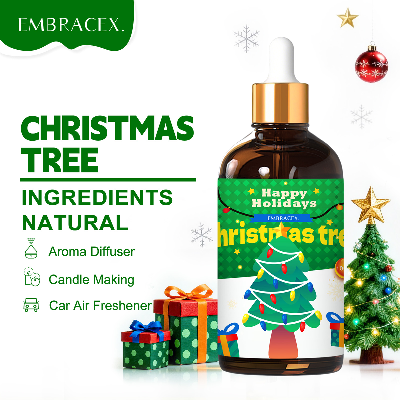 100ml Christmas Tree Essential - Xmas Home Fragrance ulasan dan harga