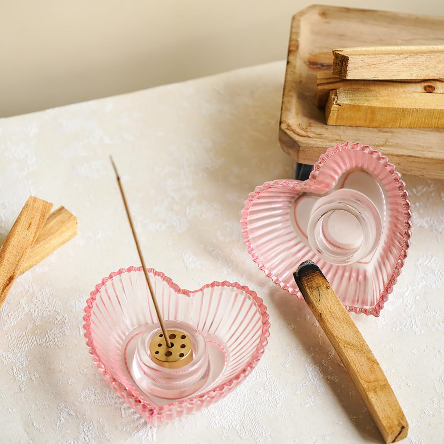 Glass Palo Santo Holder Incens - Home Fragrance Incense Sticks ulasan dan harga