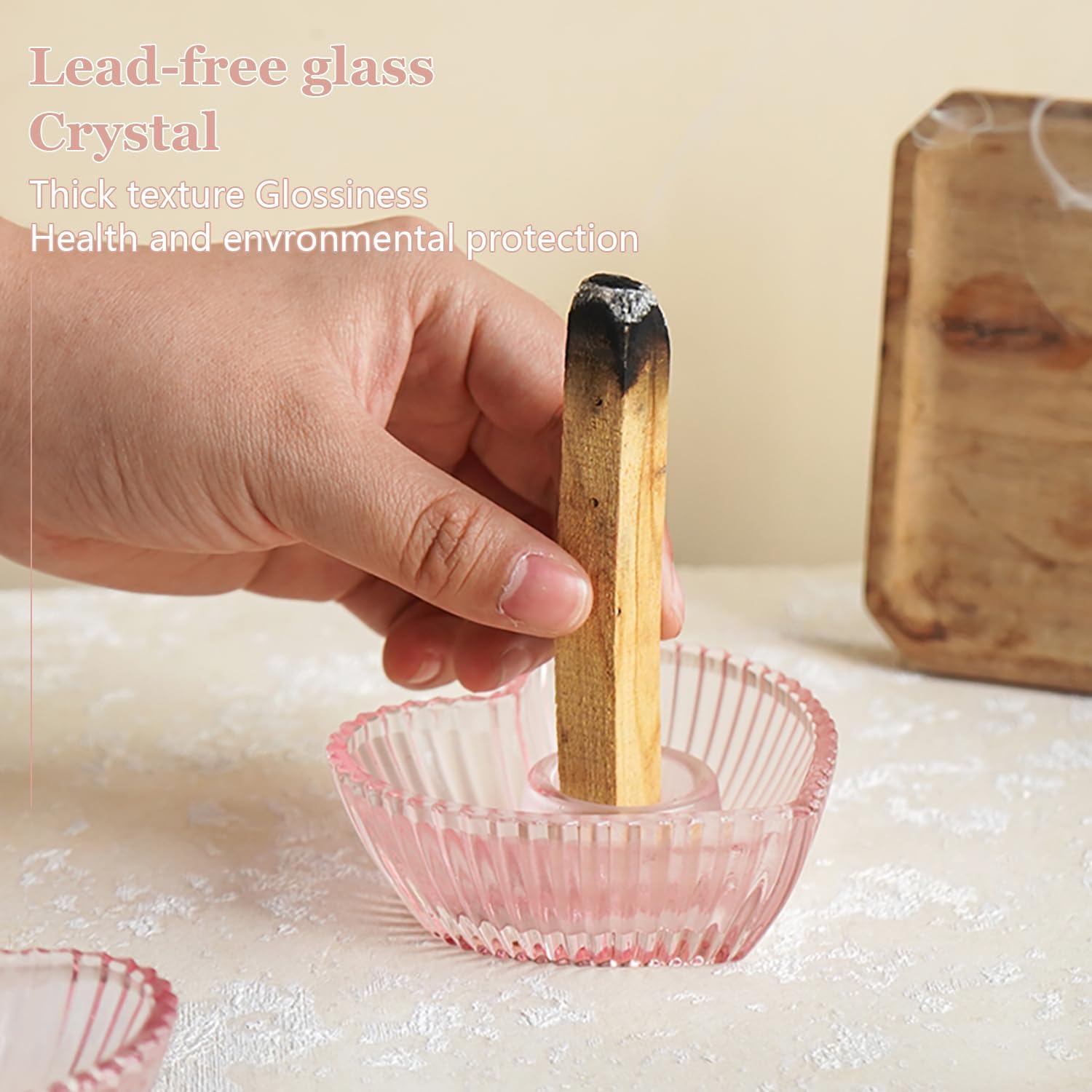 Glass Palo Santo Holder Incens - Home Fragrance Incense Sticks ulasan dan harga