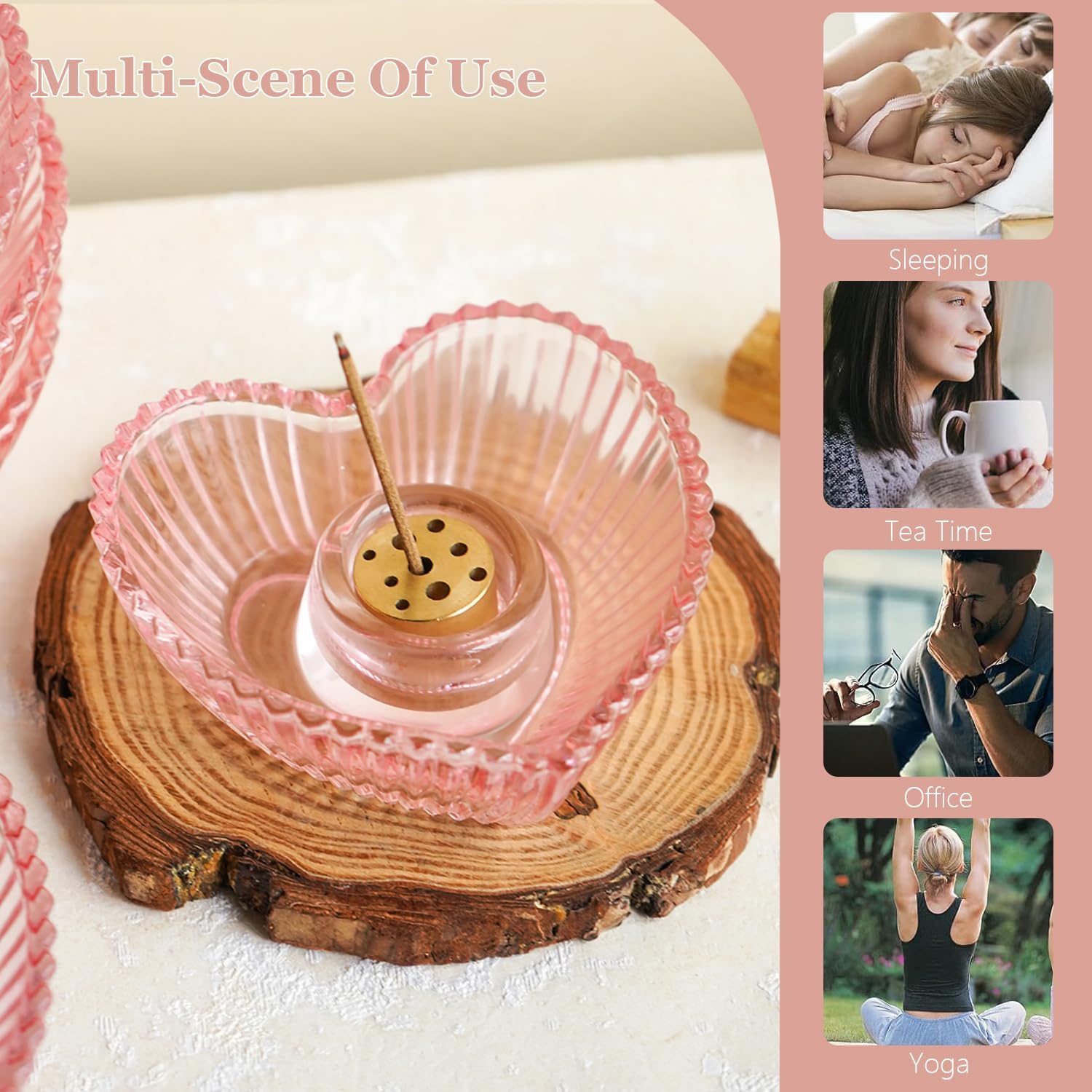Glass Palo Santo Holder Incens - Home Fragrance Incense Sticks ulasan dan harga