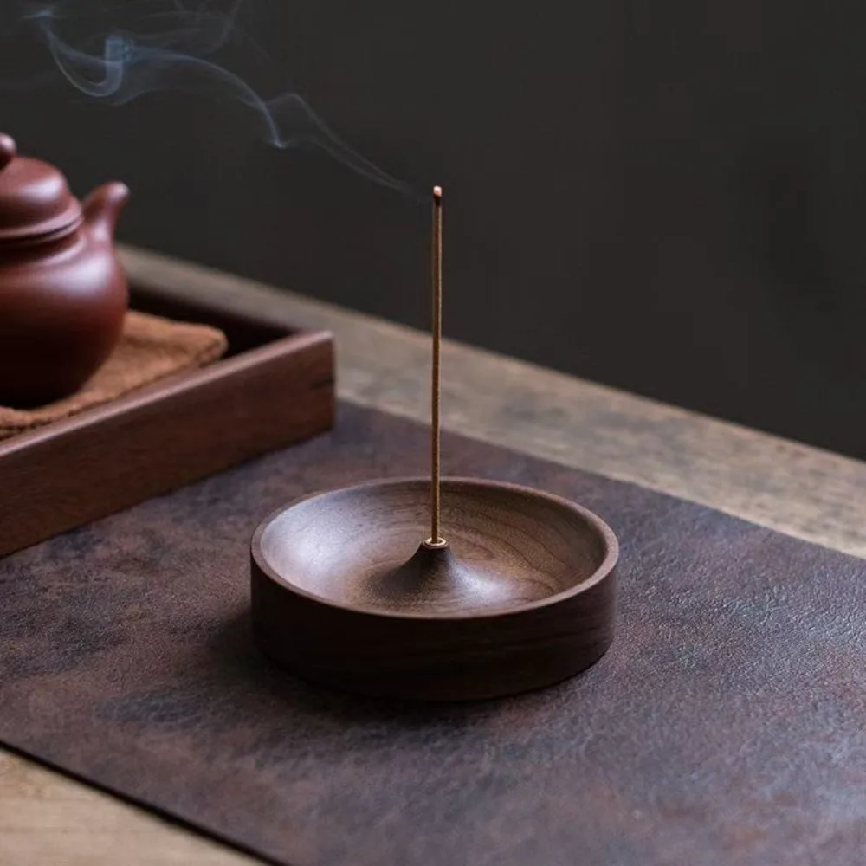 Solid Wood Incense Burner Hand - Home Fragrance Incense Sticks ulasan dan harga