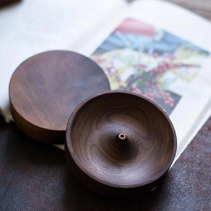 Solid Wood Incense Burner Hand - Home Fragrance Incense Sticks ulasan dan harga