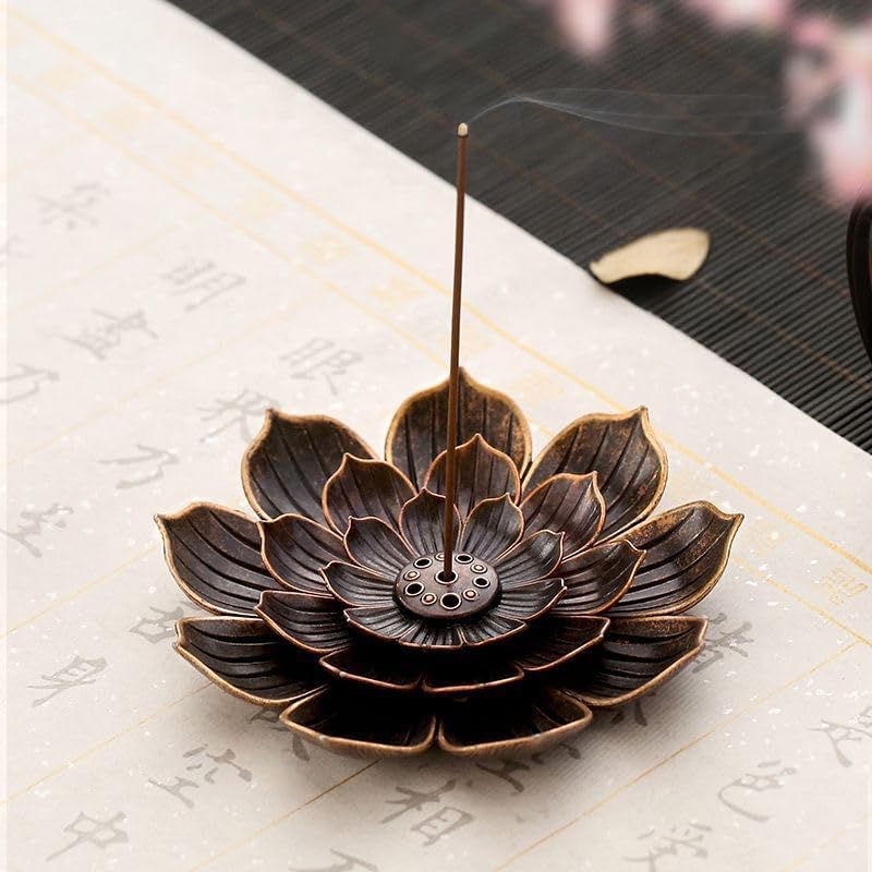Alloy Incense Burner with 6 Ho - Home Fragrance Incense Sticks ulasan dan harga