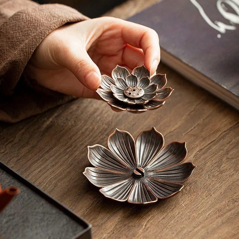 Alloy Incense Burner with 6 Ho - Home Fragrance Incense Sticks ulasan dan harga