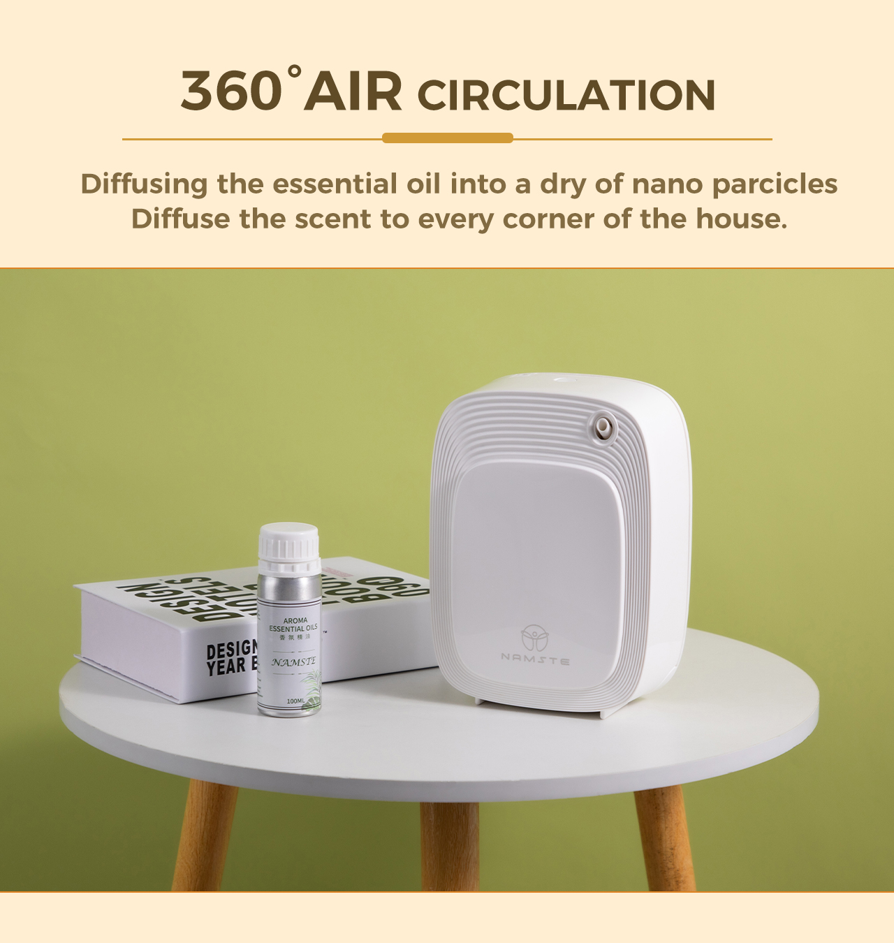 Namste 1000m³ Aroma Diffuser M - Home Fragrance Device ulasan dan harga
